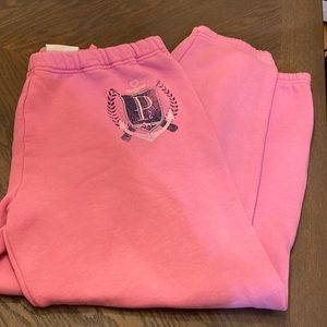 PINK jogger sweatpants